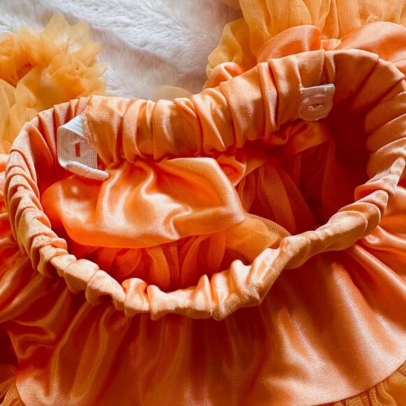 KIREI SUI Orange Tutu Skirt Size: 0-6 months - Picture 3 of 6